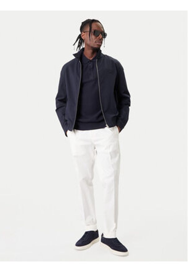 BOSS Spodnie materiałowe C-Genius 50555035 Biały Regular Fit. Kolor: biały. Materiał: bawełna