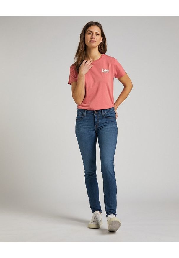 Lee - LEE SCARLETT DAMSKIE SPODNIE JEANSOWE MID WORN L526CGMZ 112319928