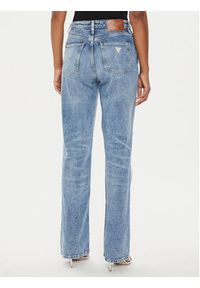 Guess Jeansy W4YA33 D4WBH Niebieski Straight Leg. Kolor: niebieski #5