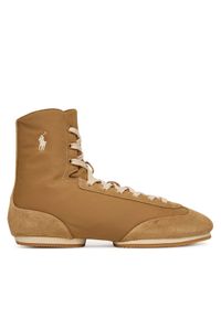 Polo Ralph Lauren Sneakersy 804959093005 Beżowy. Kolor: beżowy. Materiał: skóra, zamsz #1