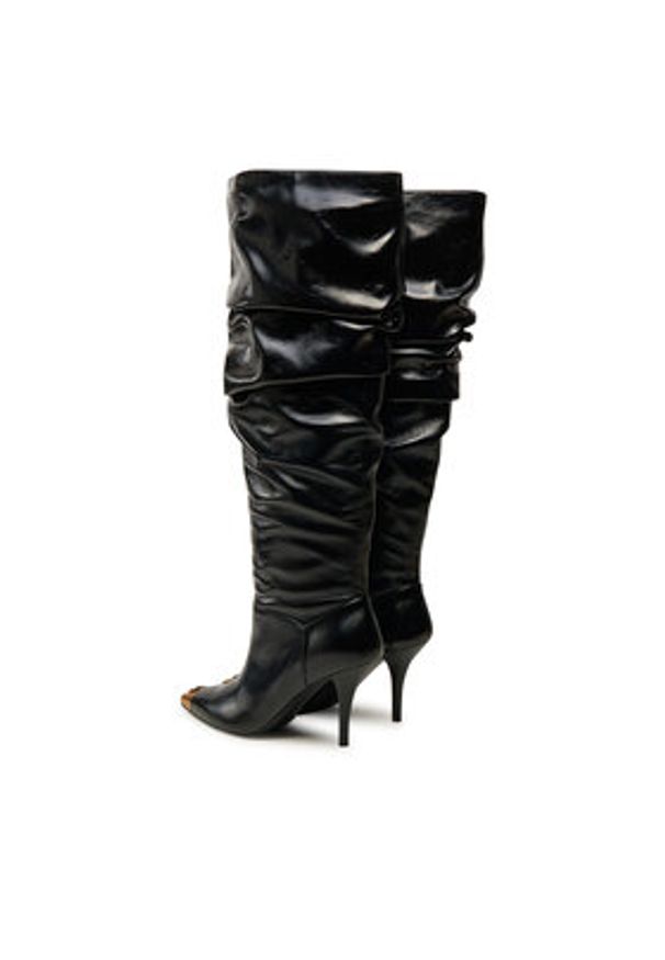 Pinko - PINKO Kozaki Lucy 15 SD0179 P043 Czarny. Kolor: czarny. Materiał: skóra