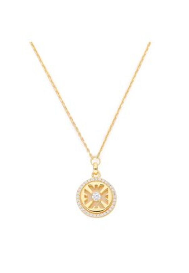 Emporio Armani Naszyjnik EG3595710 Złoty. Materiał: srebrne. Kolor: złoty
