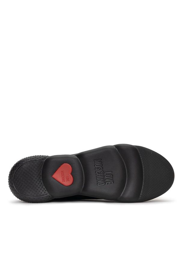Botki damskie Love Moschino (JA15514G0DIE0000). Kolor: czarny. Wzór: kolorowy