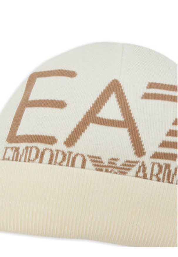 EA7 Emporio Armani Czapka 7X000006 AF11994 M1014 Beżowy. Kolor: beżowy. Materiał: akryl, materiał