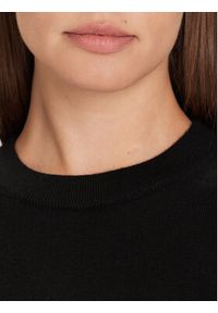 Calvin Klein Sweter LV044D370G Czarny Regular Fit. Kolor: czarny. Materiał: syntetyk #4