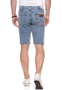 Wrangler - SPODENKI MĘSKIE WRANGLER DENIM SHORT LIGHT MARBLE W14CRE19J. Materiał: denim #10