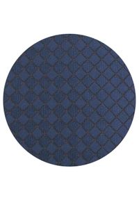 Krawat Męski - Angelo di Monti - Granat, Drobna Kratka. Kolor: niebieski. Materiał: tkanina. Wzór: kratka. Styl: elegancki, wizytowy #2