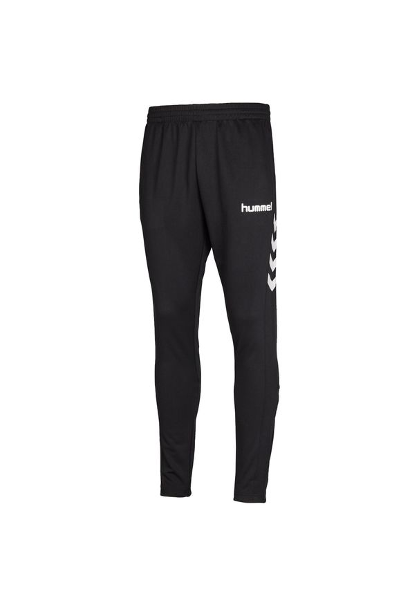 Spodnie dresowe sportowe męskie Hummel Core Poly Pant. Kolor: czarny. Materiał: dresówka