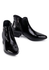 Lasocki Botki 6285-01 Czarny. Kolor: czarny. Materiał: lakier, skóra #6