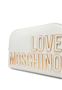 Love Moschino - LOVE MOSCHINO Torebka JC4250PP0OKE110A Biały. Kolor: biały. Materiał: skórzane #5