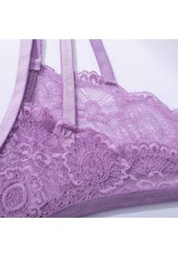 Intica - Koronkowa bielizna z półmiseczkami regulowane ramiączka Rebekah. Kolor: fioletowy. Materiał: koronka. Wzór: koronka #3
