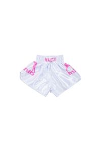 MANTO - Spodenki do Muay Thai męskie Manto Dual. Kolor: biały #1