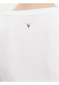 Guess T-Shirt W5GI08 J1314 Biały Slim Fit. Kolor: biały. Materiał: bawełna