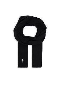 Karl Lagerfeld - KARL LAGERFELD Szalik 246W3306 Czarny. Kolor: czarny. Materiał: poliamid, nylon #1