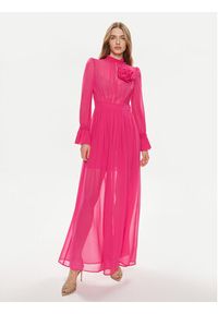 Kontatto Sukienka wieczorowa B447F Różowy Regular Fit. Kolor: różowy. Materiał: syntetyk. Styl: wizytowy #4
