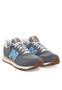New Balance Sneakersy GM500TBW Szary. Kolor: szary. Materiał: skóra, zamsz