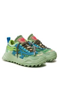 OFF-WHITE - Off-White Sneakersy OWIA180F21FAB0025045 Zielony. Kolor: zielony. Materiał: materiał #4