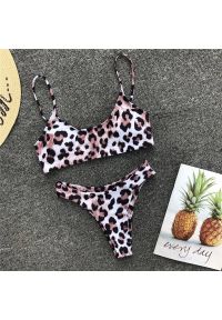 Intica - Bikini push-up ze stringami na plażę i basen UV odporne Andriette. Materiał: tkanina, materiał