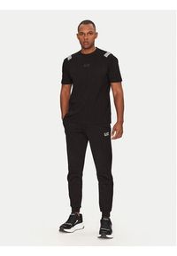 EA7 Emporio Armani T-Shirt 7M000266 AF10375 UC001 Czarny Regular Fit. Kolor: czarny. Materiał: bawełna #4