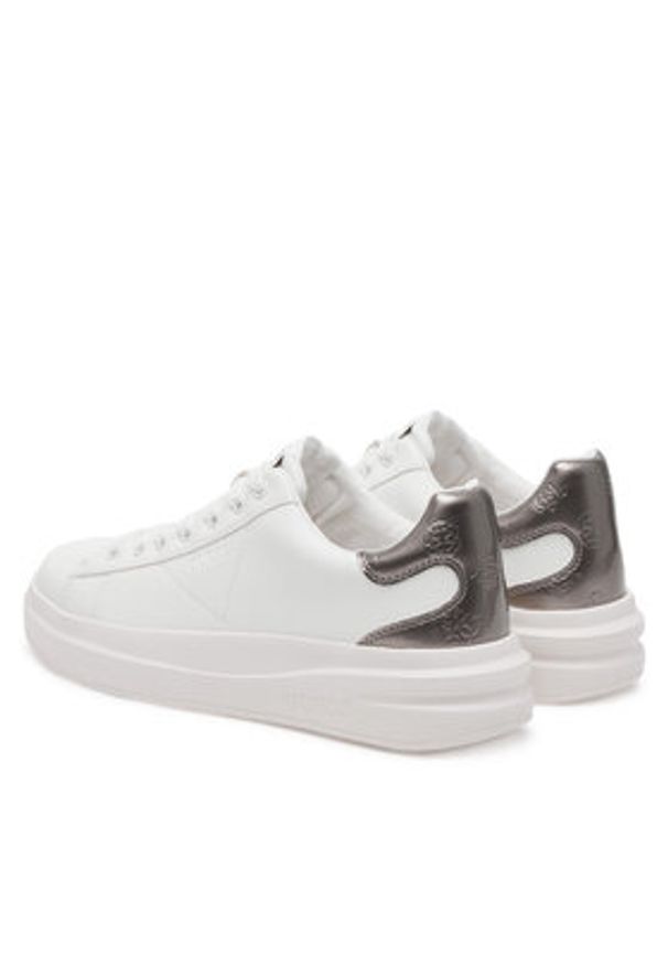 Guess Sneakersy FLJBIN LEA12 Biały. Kolor: biały. Materiał: skóra