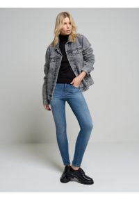 Big-Star - Sweter damski z golfem czarny Arlanka 906. Typ kołnierza: golf. Kolor: czarny. Materiał: jeans, materiał, wiskoza. Długość rękawa: długi rękaw. Długość: długie. Styl: klasyczny, elegancki #5