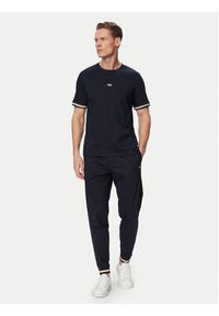 BOSS T-Shirt Iconic 50557198 Granatowy Regular Fit. Kolor: niebieski. Materiał: bawełna #5