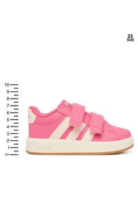 Adidas - adidas Sneakersy Grand Court 3.0 JP9377 Różowy. Kolor: różowy. Materiał: skóra #2