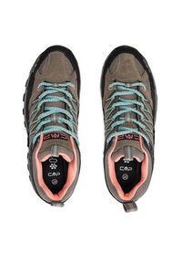 CMP Trekkingi Rigel Low Wmn Trekking Shoes Wp 3Q54456 Brązowy. Kolor: brązowy. Materiał: materiał #5