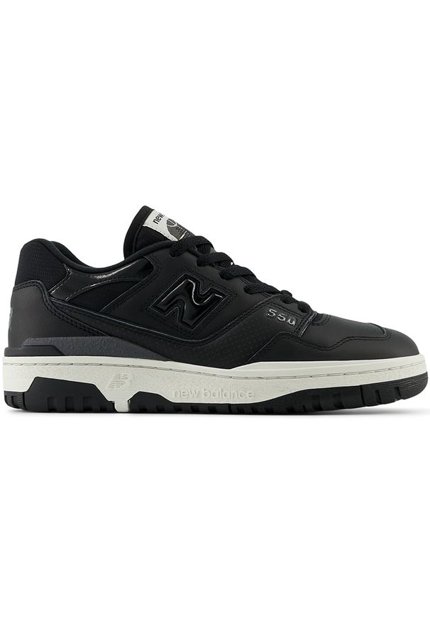 Buty damskie New Balance BBW550ED – czarne. Kolor: czarny. Materiał: skóra. Szerokość cholewki: normalna