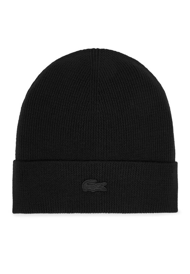 Lacoste Czapka RB5983 Czarny. Kolor: czarny. Materiał: wełna