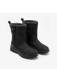 quechua - Śniegowce turystyczne męskie Quechua NH100 zamek. Zapięcie: zamek. Kolor: czarny. Sezon: zima. Sport: turystyka piesza #2