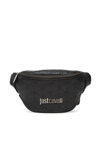 Just Cavalli Saszetka nerka 78QA4B31 ZSB84 Czarny. Kolor: czarny. Materiał: skóra