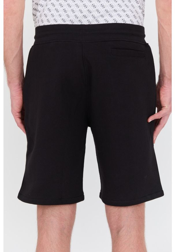 Guess - GUESS Czarne męskie spodenki Aldwin, Rozmiar XL. Kolor: czarny