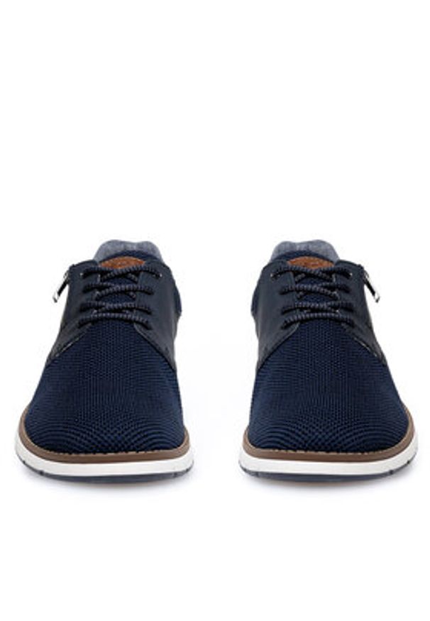 Rieker Półbuty 11311-14 Niebieski. Kolor: niebieski. Materiał: materiał