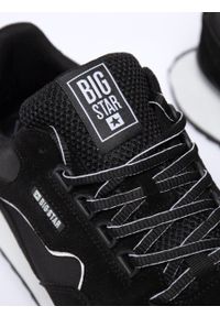 Big-Star - Sneakersy męskie z zamszowymi wstawkami czarne NN174321 906. Kolor: czarny. Materiał: zamsz. Sport: fitness #5