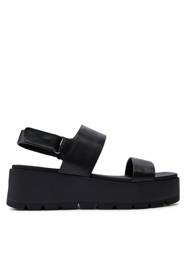 Aldo Sandały Thila 13713120 Czarny. Kolor: czarny. Materiał: skóra