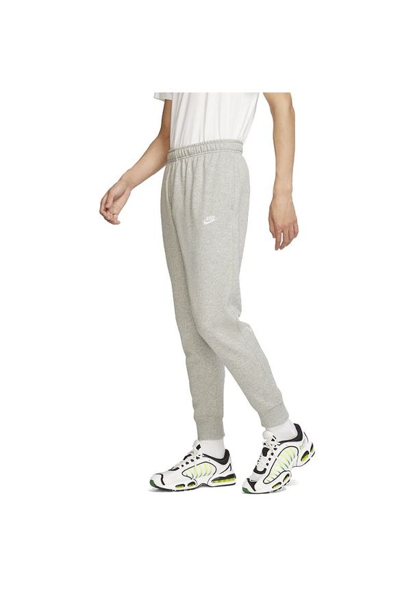 Spodnie dresowe Nike NSW Club Jogger FT BV2679-063 - szare. Kolor: szary. Materiał: dresówka