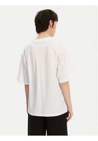 Calvin Klein Jeans T-Shirt LV047B827G Biały Relaxed Fit. Kolor: biały. Materiał: bawełna #4