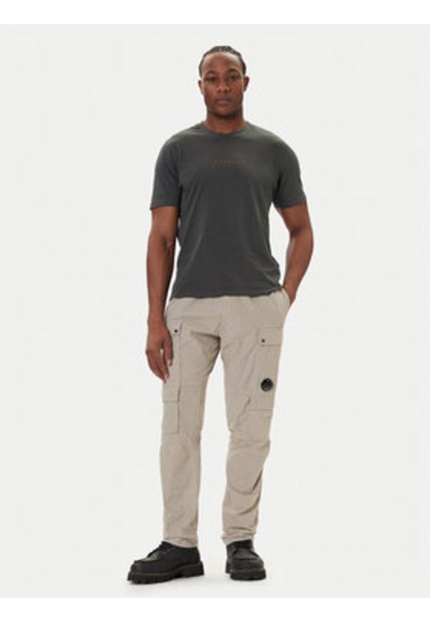 C.P. Company T-Shirt 19CMTS104A005100W Szary Regular Fit. Kolor: szary. Materiał: bawełna