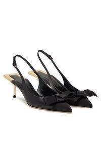 Elisabetta Franchi Sandały SA-05L-51E2 Czarny. Kolor: czarny. Materiał: skóra