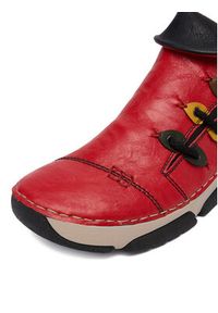Rieker Botki CEO-45983-33 Czerwony. Kolor: czerwony. Materiał: skóra #3