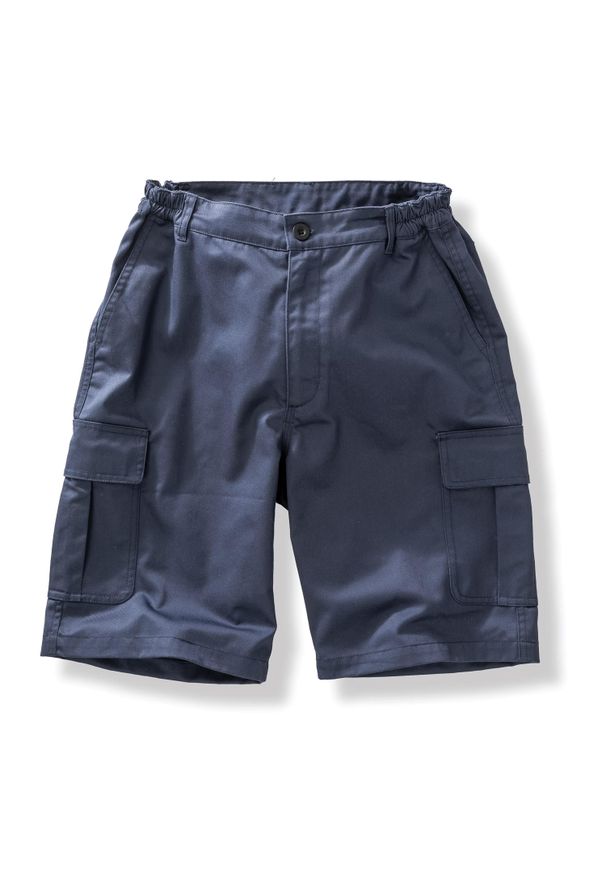 RESULT - Spodnie robocze użyteczne Result Work-Guard. Kolor: niebieski. Długość: krótkie. Sezon: lato