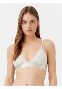 Calvin Klein Underwear Biustonosz braletka 000QF7994E Beżowy. Kolor: beżowy. Materiał: bawełna