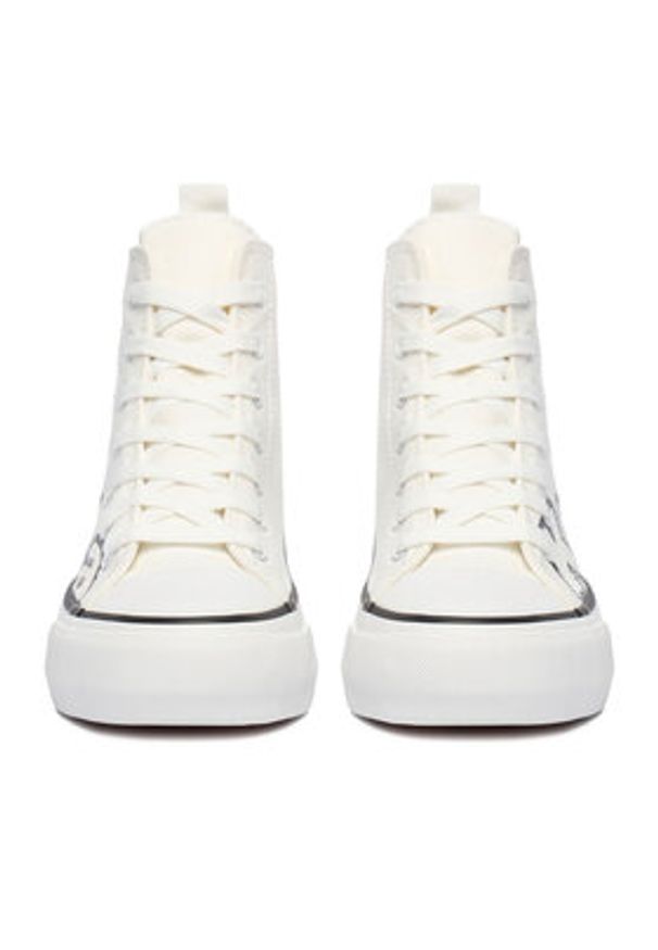 Kappa Trampki YL201408 Biały. Kolor: biały. Materiał: materiał