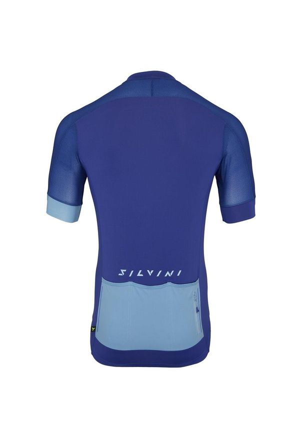Silvini - Koszulka rowerowa (z krótkim rękawem) męska SILVINI Men Jersey CARNIO. Kolor: niebieski. Materiał: jersey. Długość rękawa: krótki rękaw. Długość: krótkie. Sport: kolarstwo