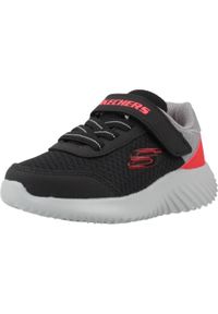 skechers - Buty SKECHERS BOUNDER - TREZIC Czarny. Okazja: na co dzień. Kolor: czarny. Materiał: materiał, syntetyk #1