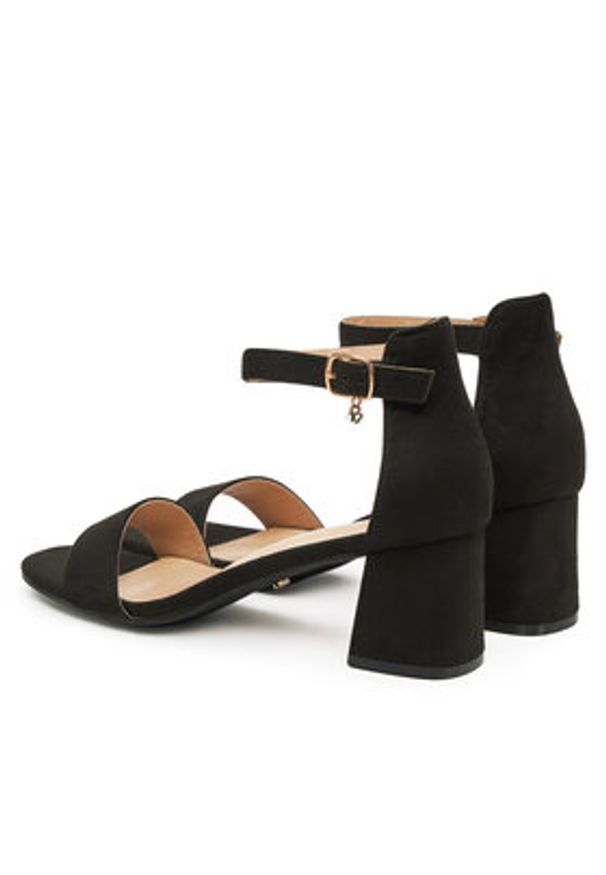 DeeZee Sandały 5250-1 Czarny. Kolor: czarny. Materiał: materiał
