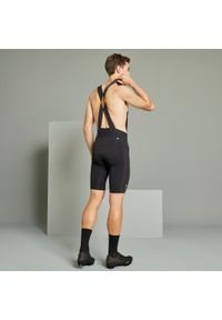 ROCKRIDER - Spodenki rowerowe MTB Rockrider Race 900 na szelkach. Kolor: żółty, brązowy, czarny, wielokolorowy. Materiał: skóra. Długość: długie. Sezon: wiosna, lato #2