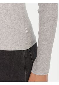 Guess Jeans Bluzka W5BP01 KA0H1 Szary Slim Fit. Kolor: szary. Materiał: bawełna #3