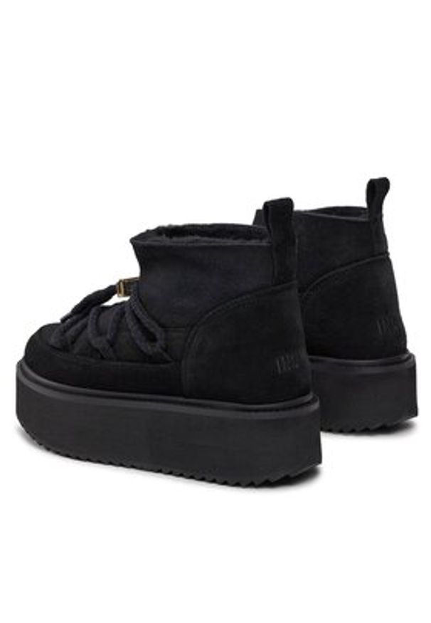 Inuikii Śniegowce Classic Low 75104-105 Czarny. Kolor: czarny. Materiał: zamsz, skóra